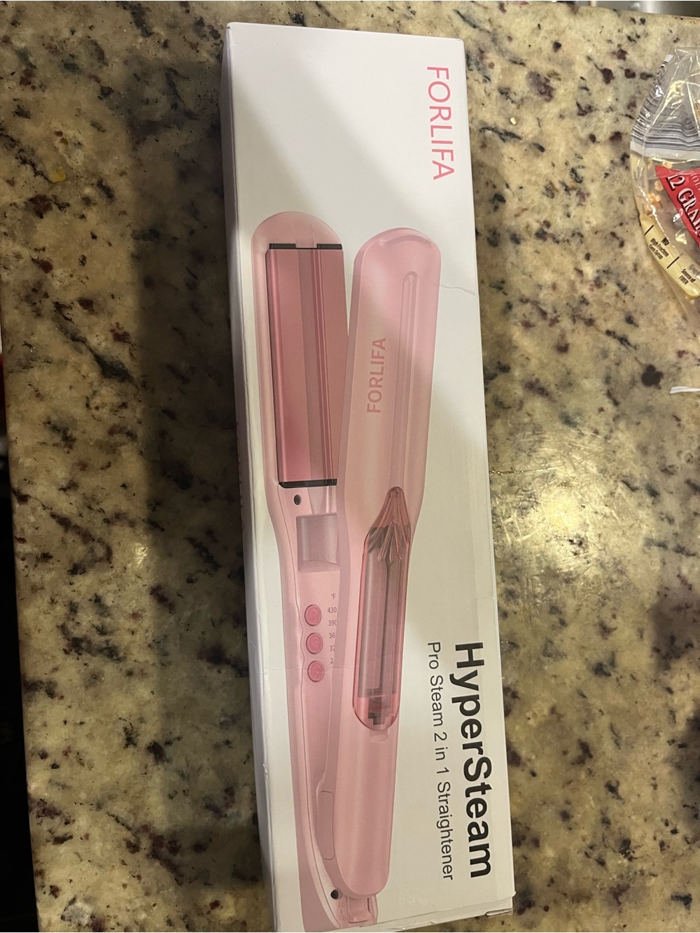 Forlifa HyperSteam 2-in-1 Pink Hair Straightener